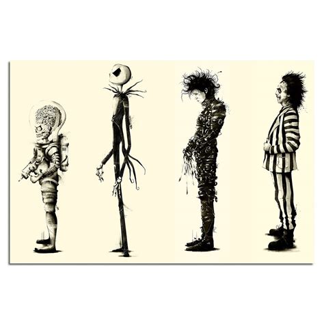 artwork by tim burton|tim burton art website.